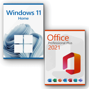 Microsoft Windows 11 Home + Microsoft Office 2021 Professional