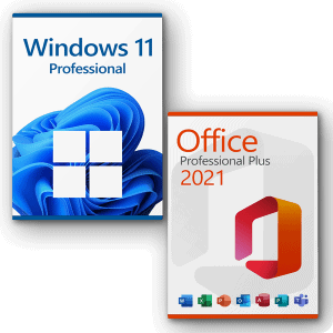 Microsoft Windows 11 Professional + Microsoft Office 2021 Professional Plus Licencia para 3 PC